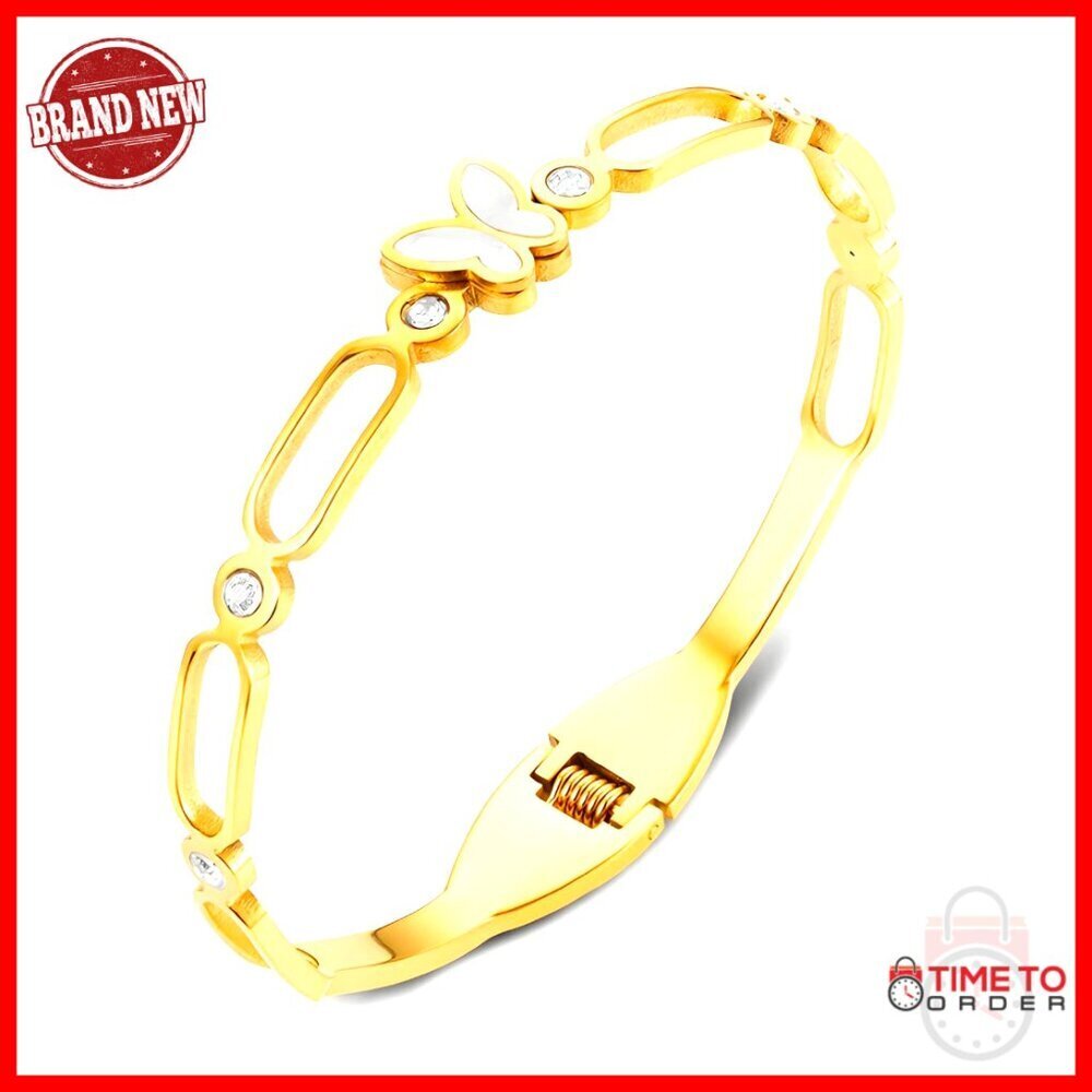 Bangle Bracelet Elegant Minimal Dainty Jewelry Gift Waterproof Hypoallergenic